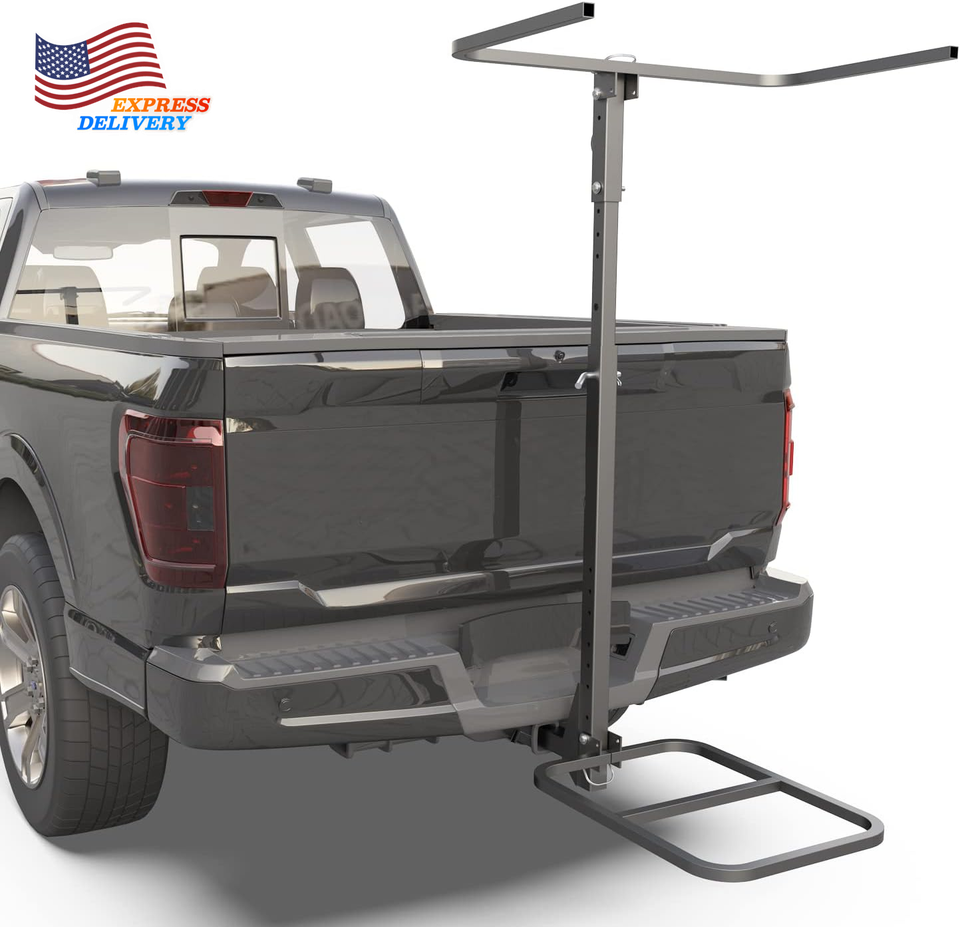 Upgraded 2 Kayak Rack for RV Truck SUV Hitch-Mounted Kayak Carrier ...