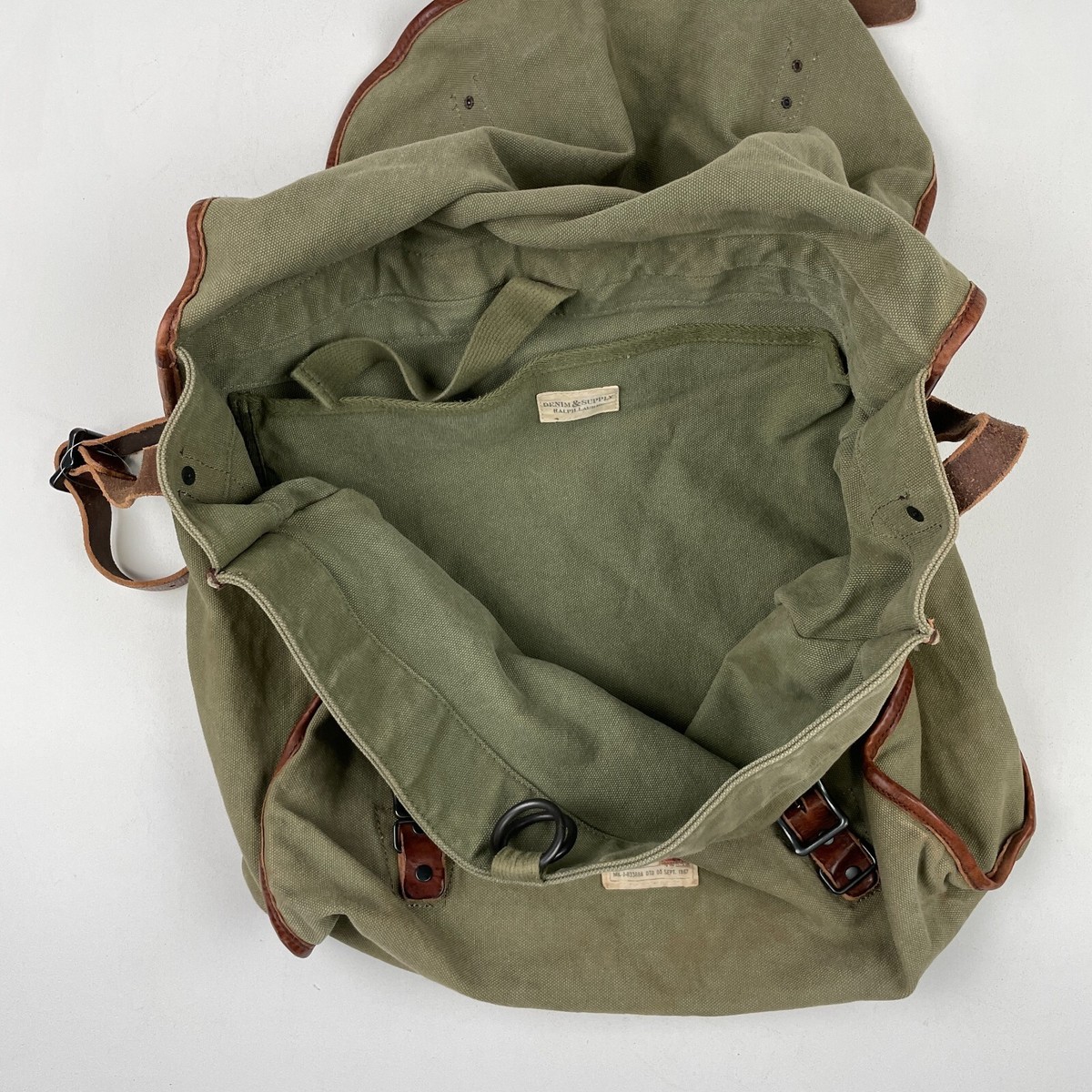 Ralph Lauren Denim & Supply Southwest Canvas Leather