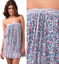 Marc Jacobs Folly Floral Tuttie Frutti T Pearl Ruffle Swimsuit Cover Up Dress L