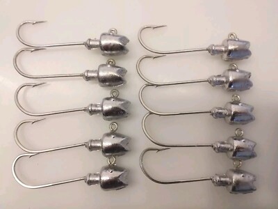 10 Stück Jigköpfe 8/0 Mustad  75gr.  Hot Lips, Norwegen, Dorsch, Köhler, Pollack