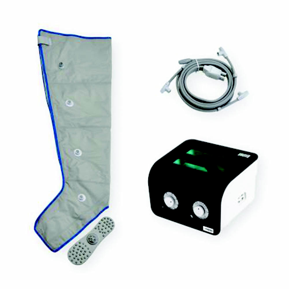 I-Tech Dispositivo de presoterapia profesional I-press Leg1 con 1 pierna Negro