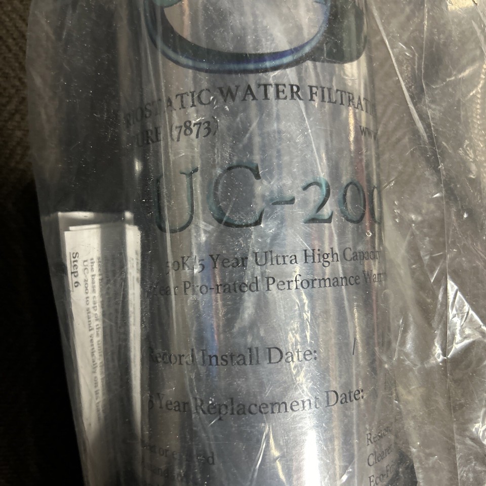 CuZn UC200 Under Counter Water Filter 50K Ultra High Capacity Made