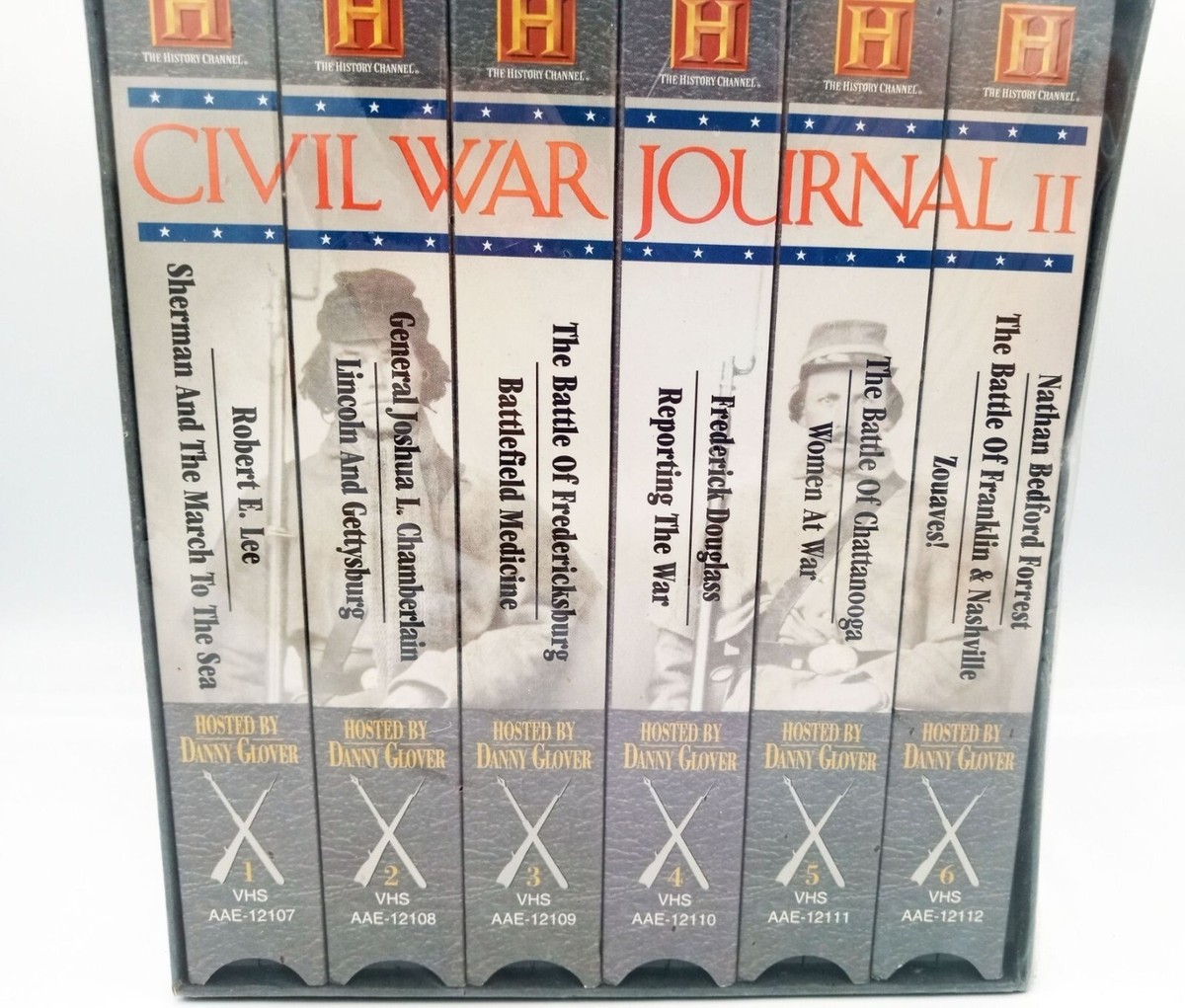 Civil War Journal II 6 VHS Box Set Hosted By Danny Glover A&E