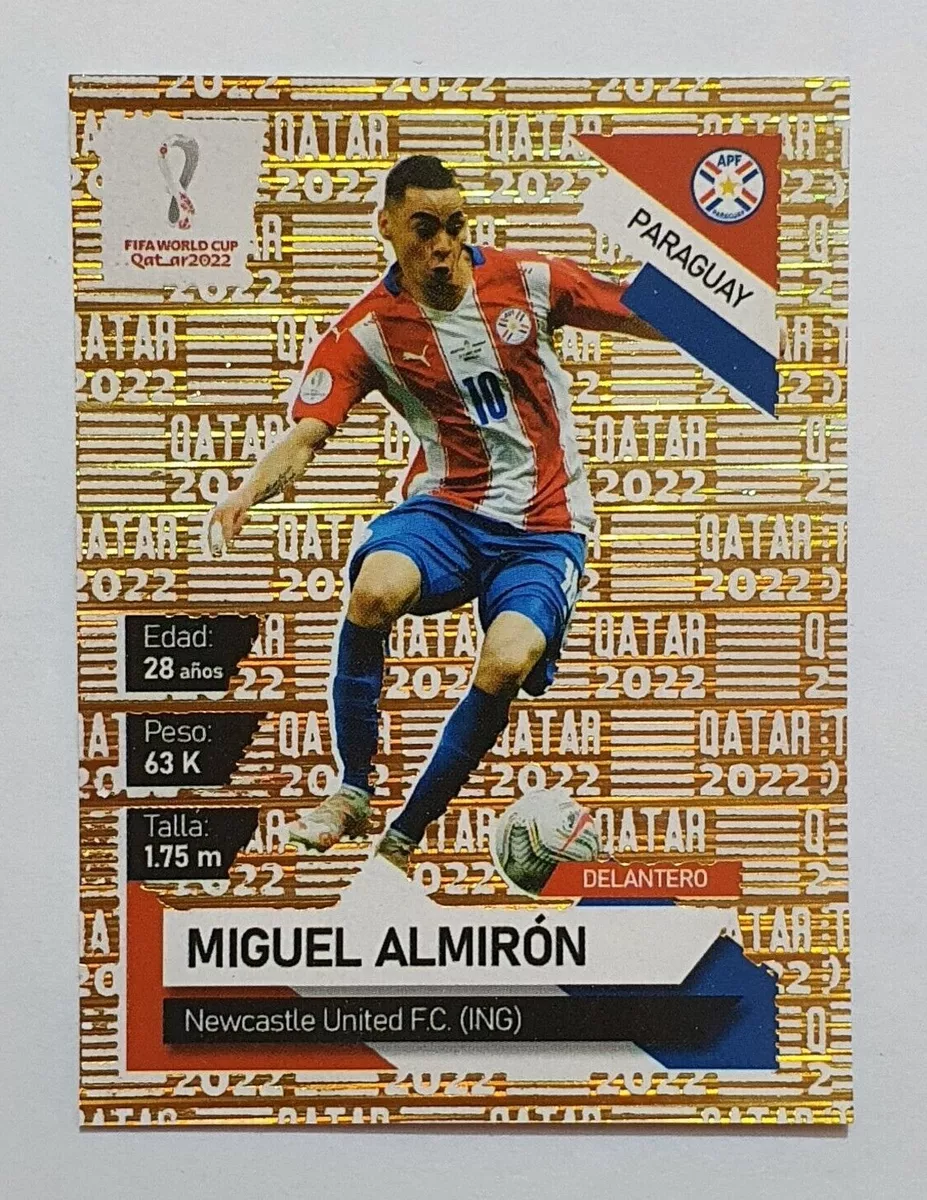 2022 EO South America Qualifiers FIFA Qatar #K MIGUEL ALMIRON Paraguay  Sticker