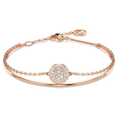 Bracciale Swarovski Meteora Rigido 5683452 Bracelet Zirconi Doppio Oro ...