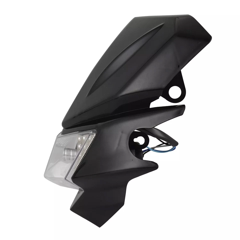 Black Dirt Bike  Headlight For Honda CR125 / 250R CR125M CR80R CRF150 / 230F - Image 4 of 4