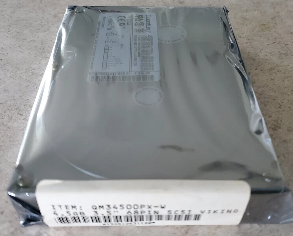 4.5GB Quantum Viking II 4.5S PX04L011 3.5" 68 PIN SCSI Internal Hard Disk Drive - Image 4 of 4