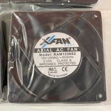 Axial  Cooling Fan 100-125 VAC 77/86 CFM 4-5/8" x 1-1/2" RAM1238S2