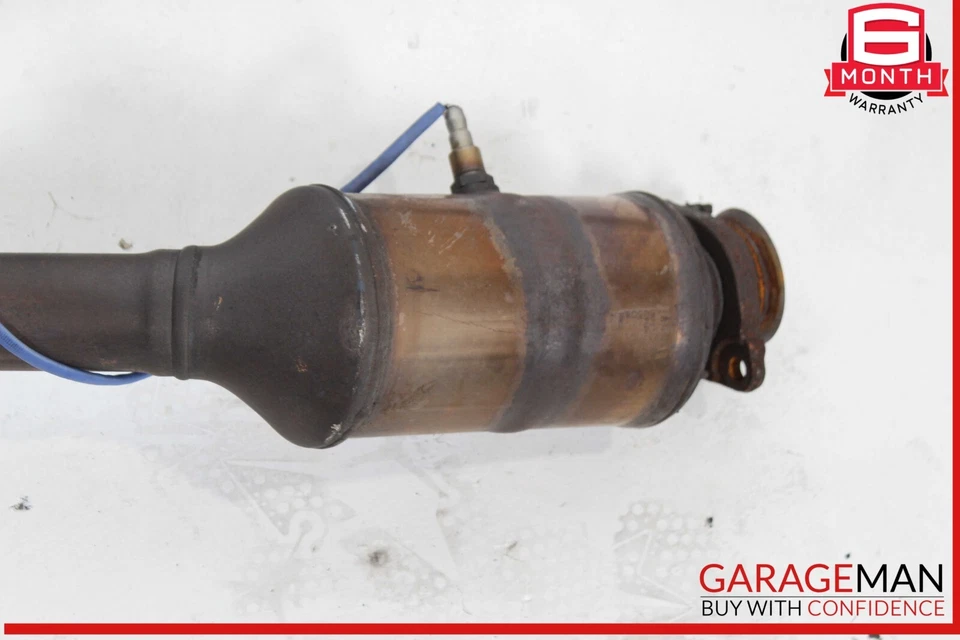 13-15 Jaguar XF 3.0L RWD Left & Right Side Exhaust Downpipe Set of 2 Pc OEM - Image 4 of 4