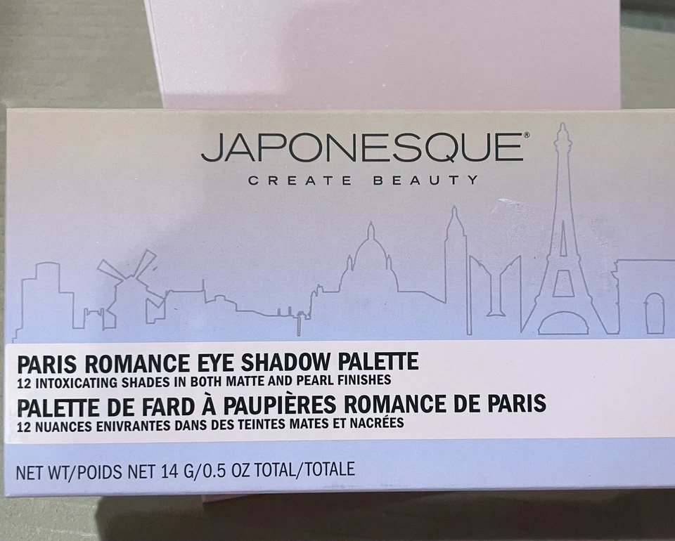 Japonesque PARIS ROMANCE Eye Shadow Palette, 12 shades   New - Image 2 of 4