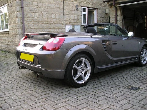 Alerón para Toyota MR2 Spyder 2000-2006 personalizado con luz ala de imprimación sin pintar nuevo Foto 3 de 4