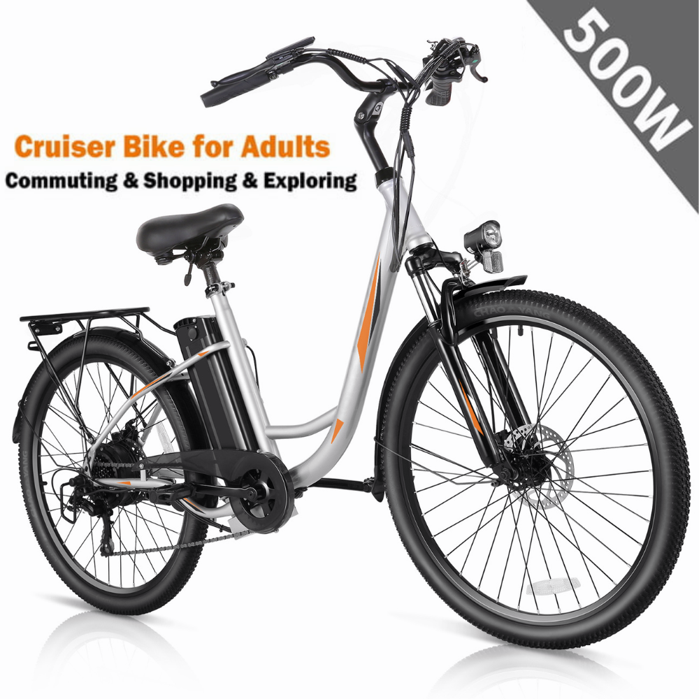 500W 48V Motor Electric Bike 26in Mountain Bicycle Adults City e