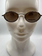 New Vintage Revolution Eyewear With Sun Shade RE069 Copper Amber 45 19 140
