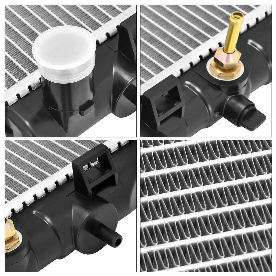 Radiador 2784 para 2004-2009 Kia Spectra Spectra5 Base GS GSX LS LX SX 1,8 L 2,0 L Foto 2 de 4