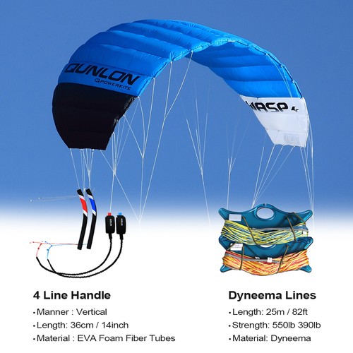 4sqm 4-Line Power Kite Outdoor Sports Traction Kite Professional Beginner Kite - Picture 3 of 8