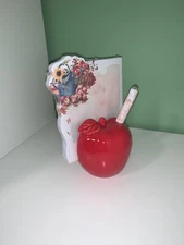 Lissom Design Red Apple Notebook And Pen 