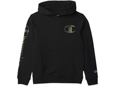 Champion 265910 Kids' Athletics Fleece Hoodie Black Size Large