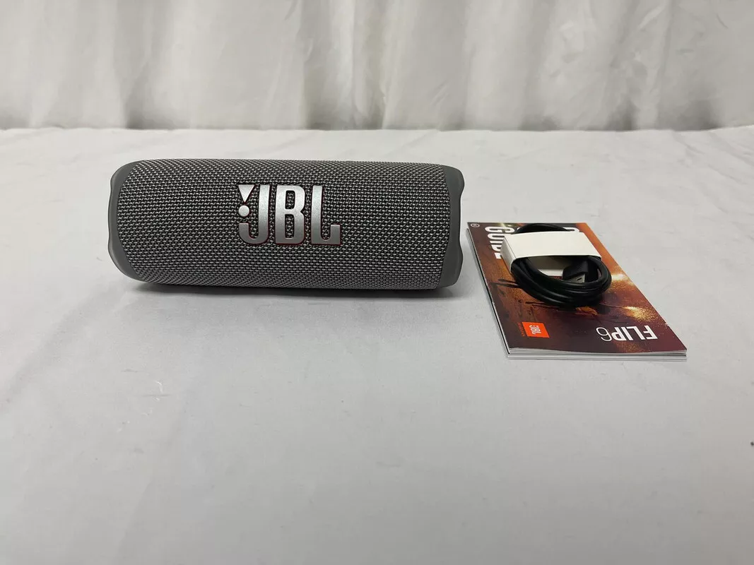 JBL Flip 6 Portable Waterproof Speaker (Gray)