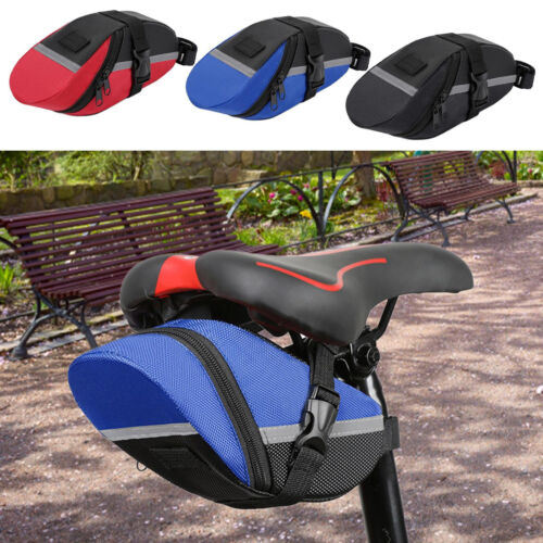 Waterproof Bike Saddle Bag Bicycle Under Seat Storage Tail Pouch Cycling Bags