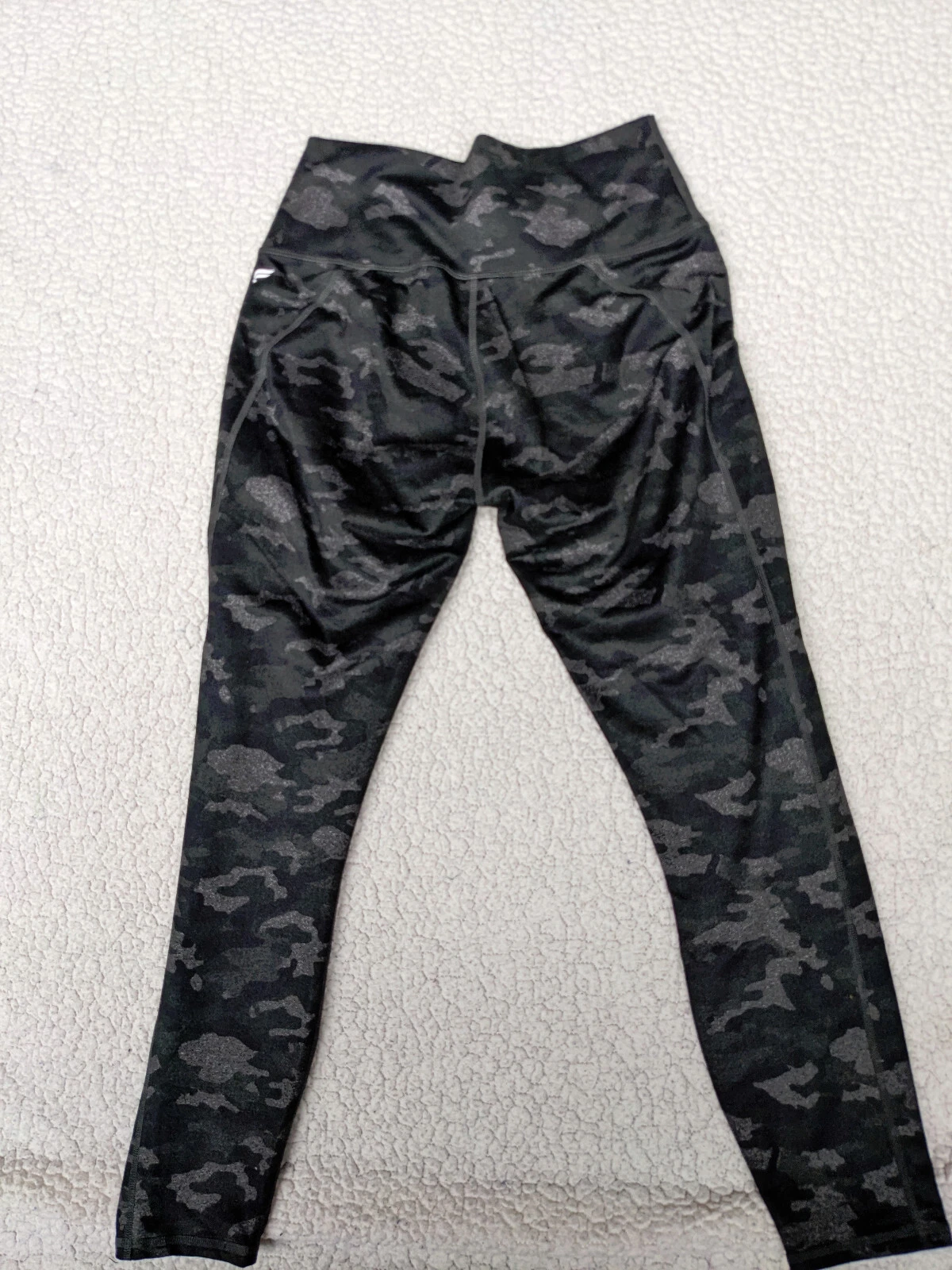 fabletics powerhold camo capri crop high waisted mesh leggings