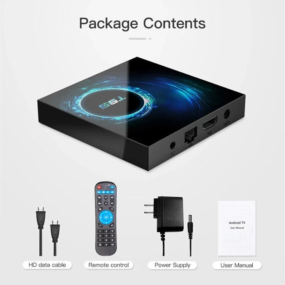 Android tv box tv android 10 T95 Smart TV BOX Wifi BT  H616 Netflix Go - Photo 4/4
