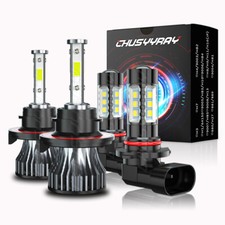 For Dodge Grand Caravan 2008-2009 LED Headlights Hi/Lo + Fog Light 4 bulbs Combo