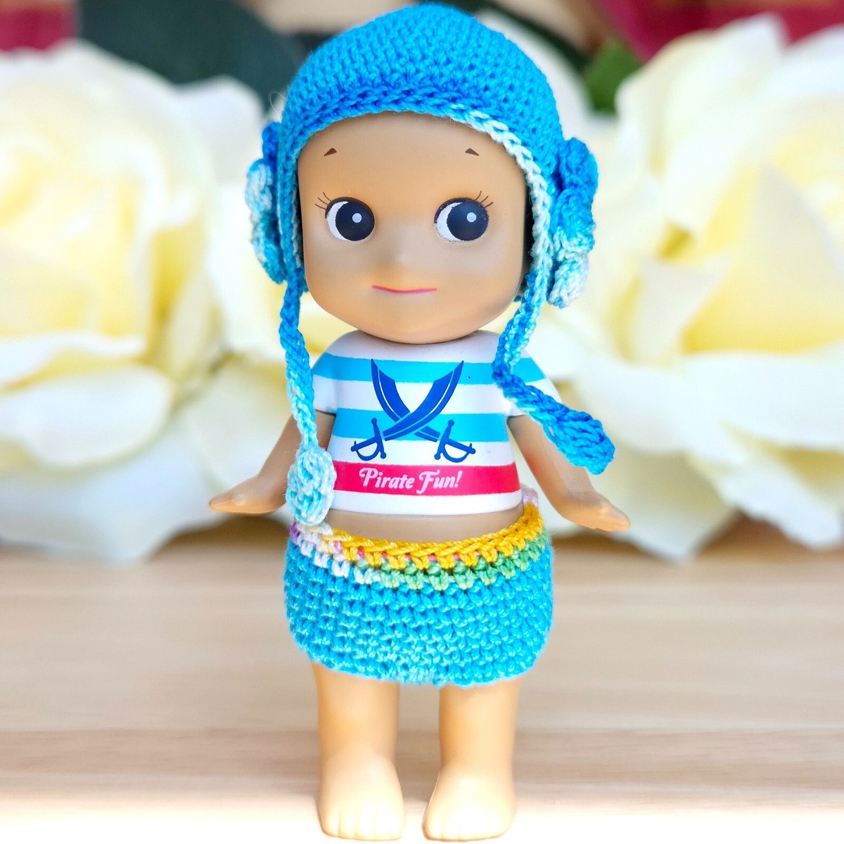 Authentic] 💙 Light Blue Hat Sonny Angel – Summer Caribbean Sea