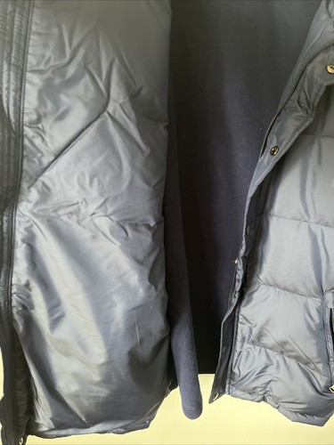 Polo Golf Ralph Lauren Down Puffer Crewneck Navy Puffer Jacket Coat Fleece XL - Picture 13 of 17