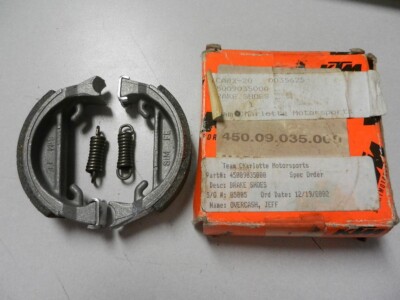 NOS KTM Brake Shoes w/ Springs 1998-2008 SX JR SR PRO 50 450.09.035.000