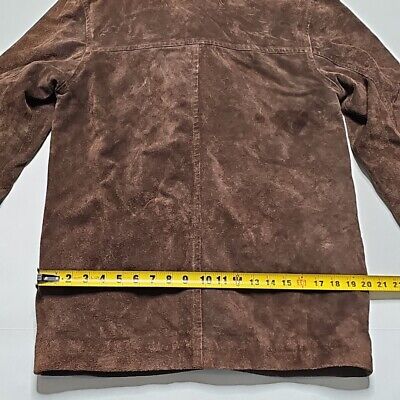 J. Crew Mens XS Small Suede Leather Jacket. Brown With J. Crew Mens XS Small Suede Leather Jacket. Brown With