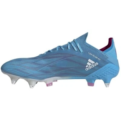 Adidas Unisex X Speedflow.1 SG Fußballschuhe/Himmelblau Pink/UVP £180