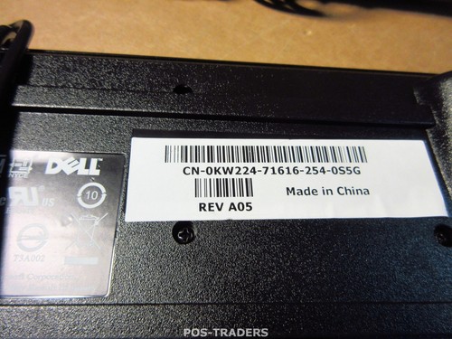 DELL KW224 Clavier Tastaur Keyboard French FR AZERTY USB Schwarz Smart Card read - Bild 3 von 3