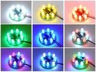 UFO LED Chaser Beacon Sequencer Light Flash Show - 8x 5mm LEDs - 16 programs