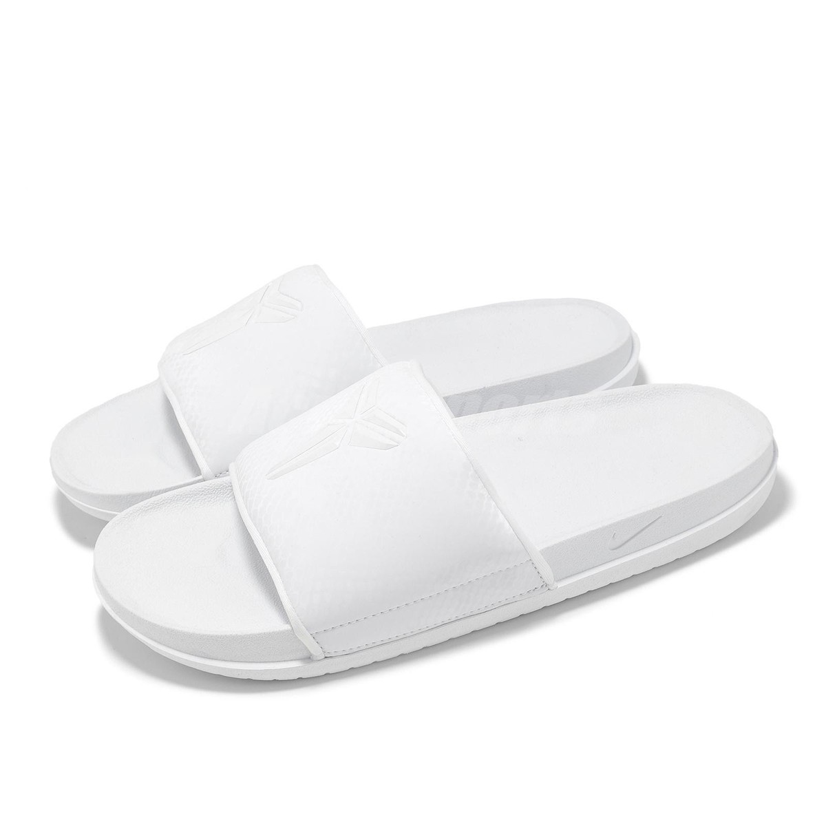 Nike x Kobe Bryant Offcourt Slide Triple White Men Slip On Sandal