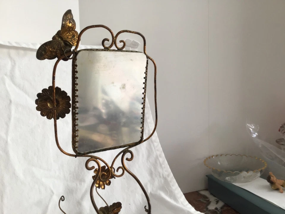 ANTIGUO PALAIS ROYAL Soporte de Latón... TAL CUAL Foto 3 de 4