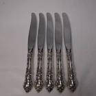 Meadow Rose by Wallace Sterling Silver Handle Dinner Knife 1907 No Mono