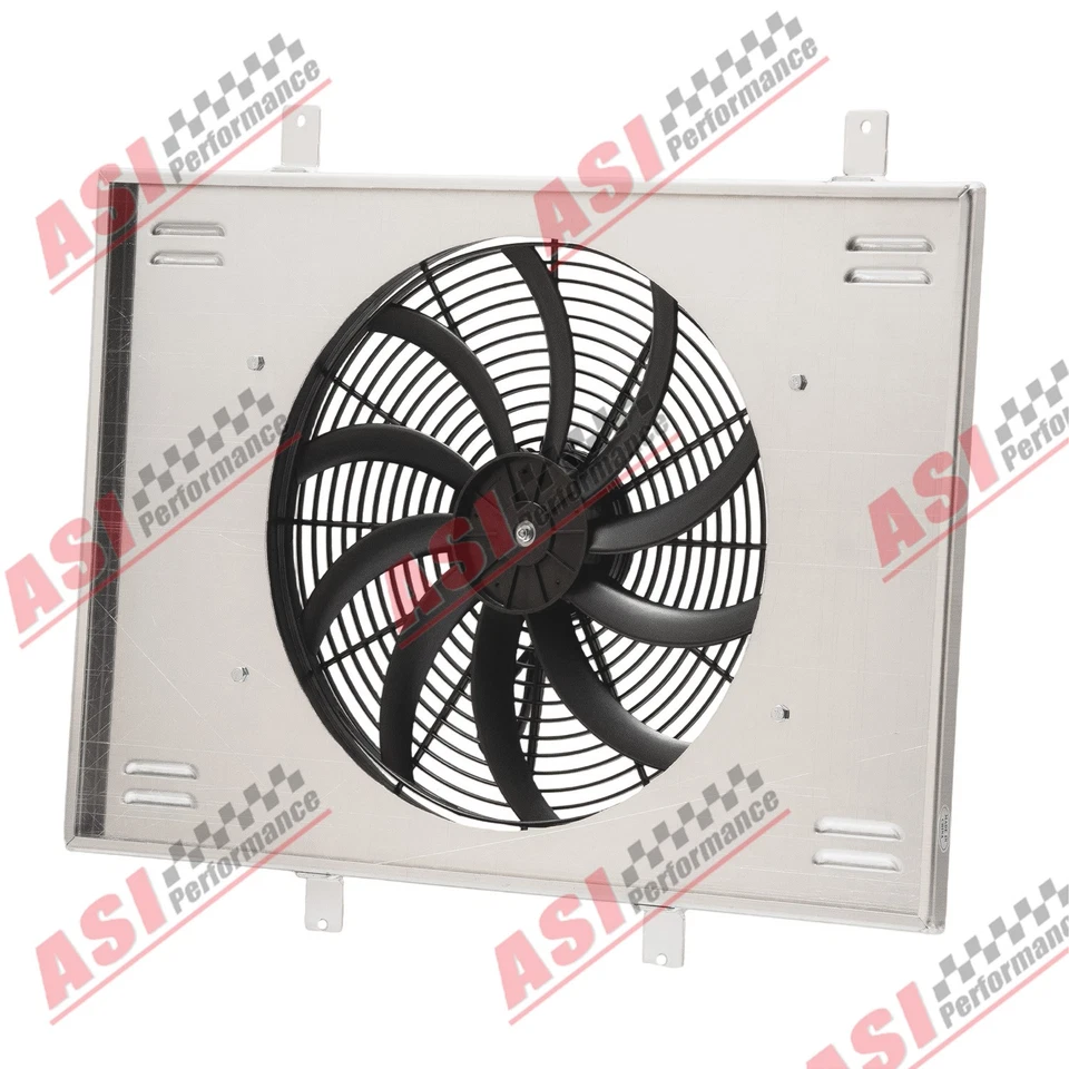 Aluminum Shroud Fan+Relay FOR 1984-94 Dodge B150 B250 B350，99-03 Dodge 1500 Ram. Foto 4 de 4