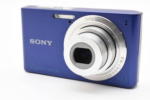 SONY Cyber Shot DSC-W610 Blue Digital Camera 4x Zoom 14.1MP Japanese Exc+++ - Picture 5 of 24