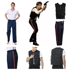 Star A Wars New Hope Han Solo Cosplay Costume Halloween Vest Pants fullsuit
