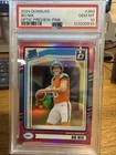 2024 Panini Donruss - Rated Rookie Bo Nix #369 Optic Preview Pink Prizm PSA 10