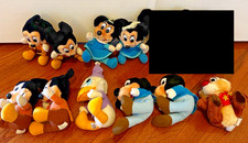 Huge Lot of 10 Vintage Disney Plush Mickey Mouse Christmas Story