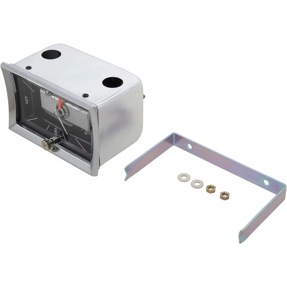 1957 Chevrolet Bel Air 150 210 Nomad; Relógio no painel com movimento de quartzo; Preto - Imagem 2 de 4