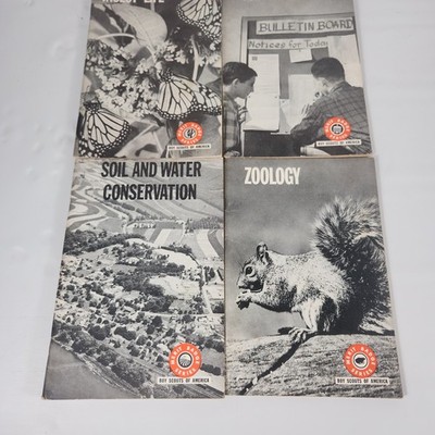 Lot Vintage Boy Scouts of America Merit Badge Books