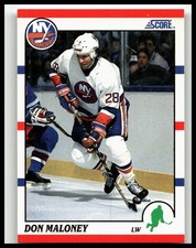 1990-91 Score American #303 Don Maloney New York Islanders