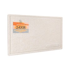 Lightomorrow Bulletin Board, 24 x 18 inches Decorative Felt Pin Board, Vision...