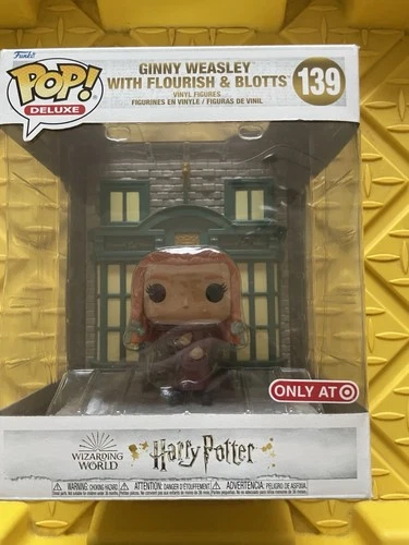 Funko Pop Deluxe! Harry Potter Ginny Weasley with Flourish and Blotts #139!