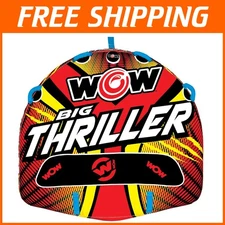 Thriller Towable Deck Tube for 2, Inflatable Water Sports Fun for Adults