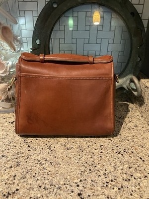Coach Vintage Court Bag Glovetanned Leather 9870 British Tan | eBay