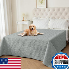 Waterproof Dog Bed Blanket 82x120in Comfy Couch Sofa Mat Anti-Slip Lightweight L