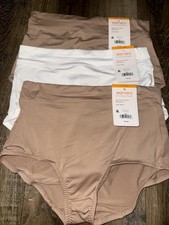 Warners  Womens Brief Underwear Panties Polyester Blend 3-Pair A  S/5